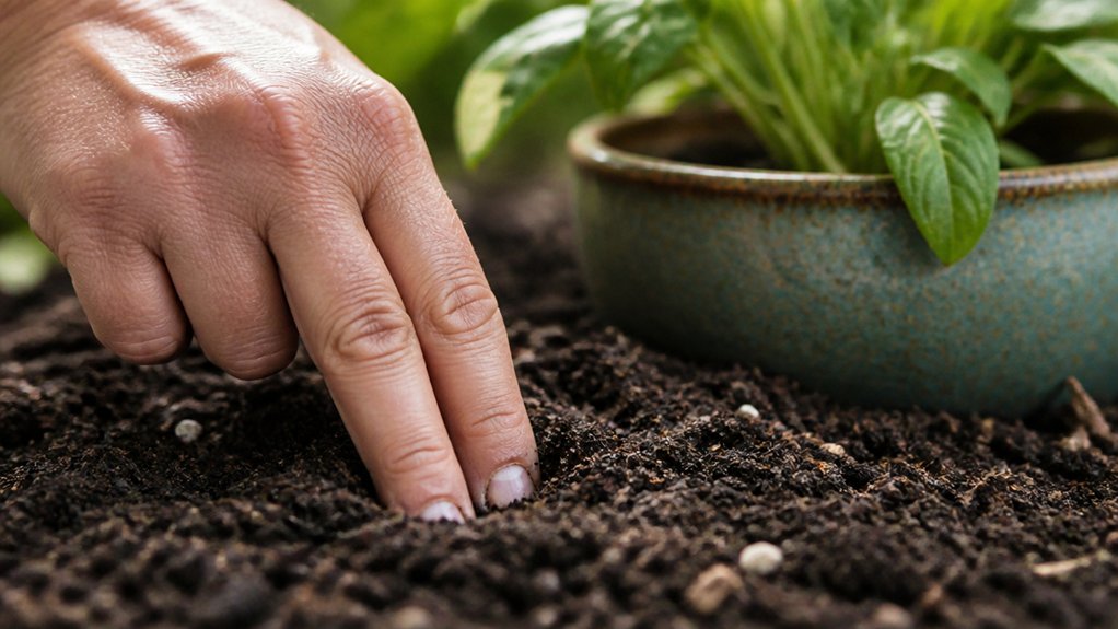 check soil moisture levels
