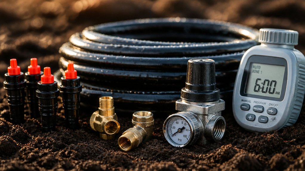 essential components of drip irrigation