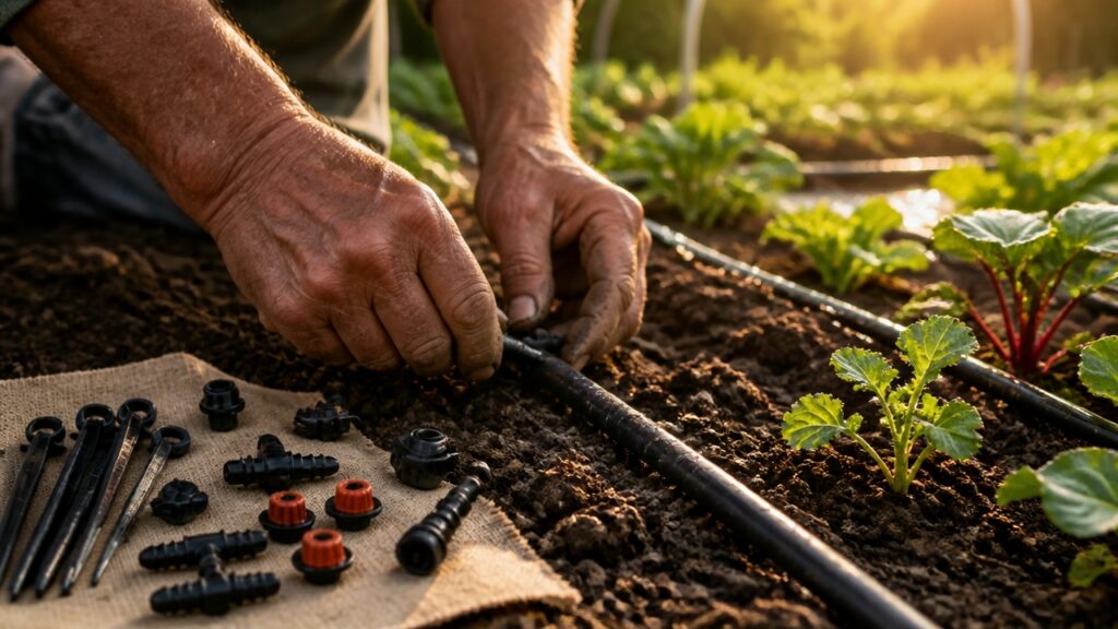 weekend drip irrigation installation